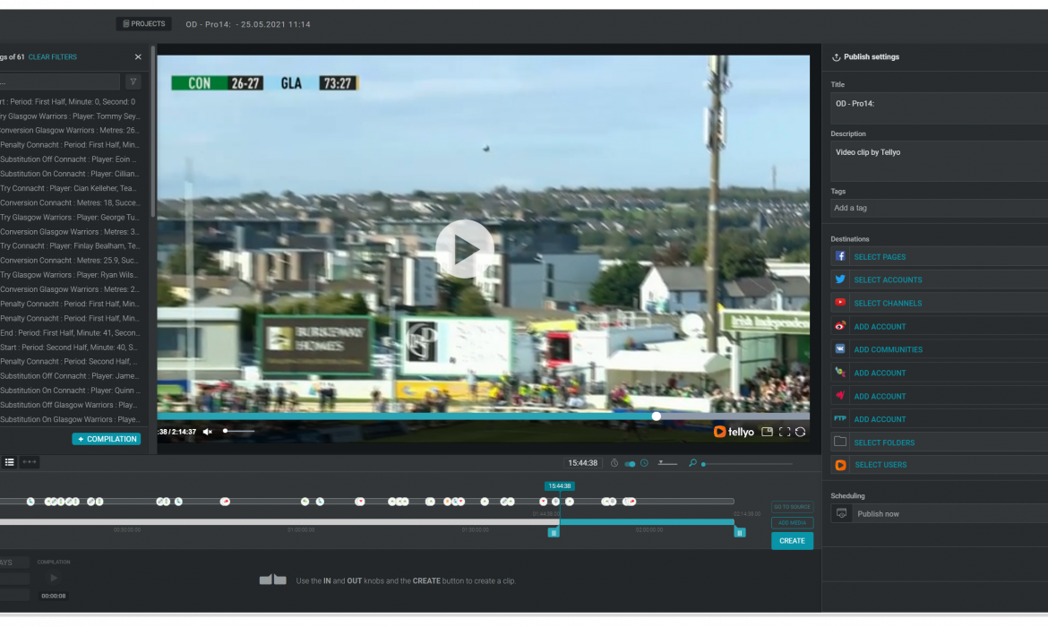 Guinness PRO14 – how video results skyrocketed for this unique and amazing tournament