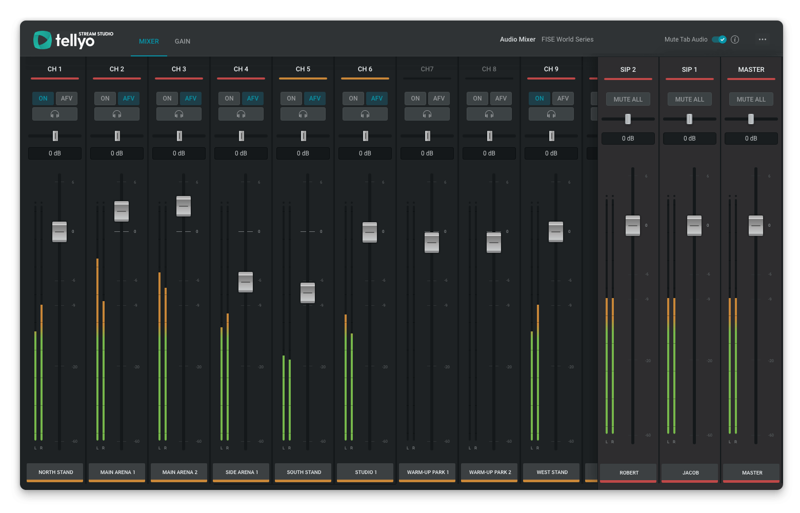 tellyo_audio_mixer_stream_studio